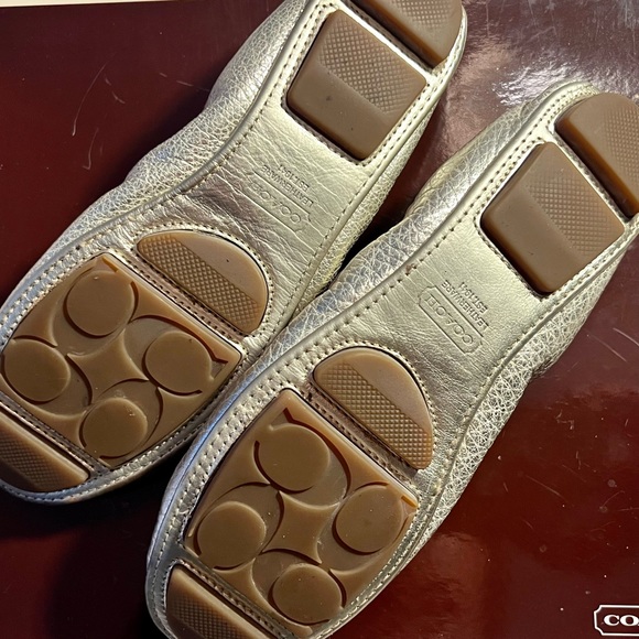 Metallic Coach Isabelle leather flats (5) - Picture 11 of 12